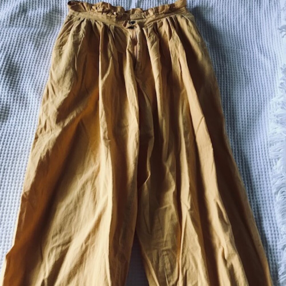 Vintage 80s Liz Claiborn Cotton Voile Balloon Pants